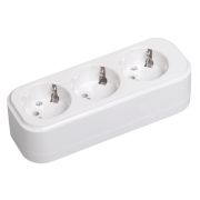 Розетка переносная разборная К03 3 места CLASSIC