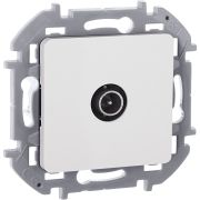 Розетка TV оконечная белый INSPIRIA