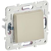 SKANDY Выключатель 1-клавишный проходной 10А SK-V02Sa песочный IEK