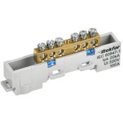 TEKFOR Шина N ноль неизолированная на универсальном держателе 6х9-6-С IEK