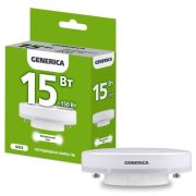 Лампа светодиодная T80 таблетка 15Вт 230В 4000К GX53 GENERICA