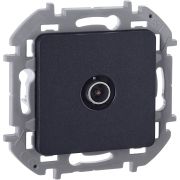 Розетка TV тип звезда антрацит INSPIRIA