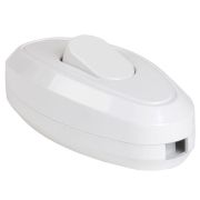 Выключатель одноклавишный разборный для бра ВБ-01Б белый