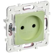 SKANDY Розетка без заземления без защитных шторок 10А SK-R02G мятный IEK