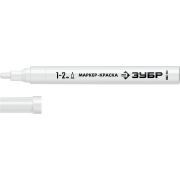 Маркер-краска Профессионал МК-200 круглый наконечник 1-2 мм белый