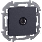 Розетка TV оконечная антрацит INSPIRIA