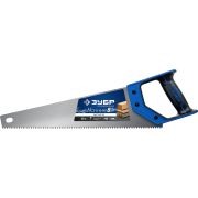 Ножовка по дереву (пила) ''МОЛНИЯ-5'' 400 мм, 5 TPI, прямой крупный зуб, быстрый рез поперек волокон, для крупных и средних заготовок