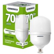Лампа светодиодная HP 70Вт 230В 4000К E27-E40 GENERICA