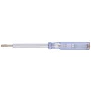 Отвертка индикаторная, белая ручка, 100-500 В, 190 мм