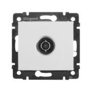 Розетка TV проходная белый VALENA