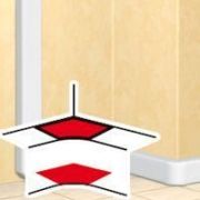 DLP Угол внутренний изменяемый для кабель-канала 80х50мм (80-100град) белый