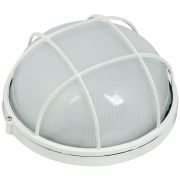 Светильник НПП1102 белый/круг с реш. 100Вт IP54 IEK