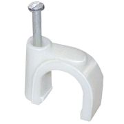 Скоба 9мм круглая пластиковая (100шт)