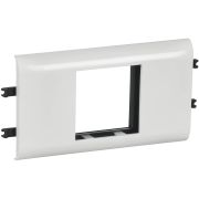 DLP Рамка и суппорт на 2 модуля для кабель-каналов с шириной крышки 65мм белая