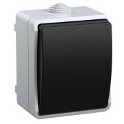 Выключатель 1-клавишный проходной для открытой    установки 10А IP54 ВС20-1-0-ФСр серый IEK