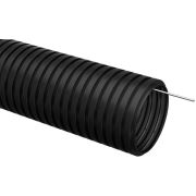 Труба гофрированная ПНД d=20мм с зондом черная (100м) IEK