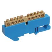 Шина нулевая на DIN-изолятор ШНИ-6х9-10-Д-С