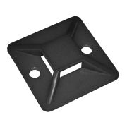 Площадка 25х25 самоклеющаяся под хомуты черная (100шт)