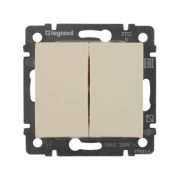 Выключатель 2-кл. СП Valena 10А IP31 250В механизм сл. кость IEK 774305