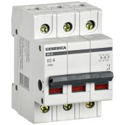 Выключатель нагрузки (мини-рубильник) 3п 63А ВН-32 GENERICA MNV15-3-063