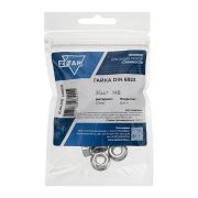 Гайка шестигранная с фланцем М8 DIN 6923 цинк. (пакет) (уп.35шт) Tech-Krep/Zitar 141609