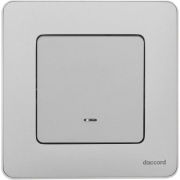 Выключатель 1-кл. Inspiria 10А IP20 250В 10AX с подсветкой/индикацией механизм алюм. IEK 673612