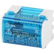 Шины на DIN-рейку в корпусе (кросс-модуль) ШНК 2х7 L+PEN NO-224-13 ЭРА Б0043931