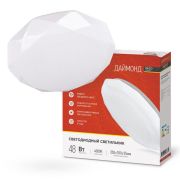 Светильник светодиодный DECO ДАЙМОНД 48Вт 4000К 4320лм 230В 380х55мм IN HOME 4690612038674