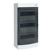Щит распределительный навесной Unix 3х12мод. IP41 прозр. дверь PROxima EKF ux-3x12-n