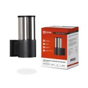 Светильник НБУ SMOKY-1хA60-BL E27 IP65 уличный настен. односторон. под лампу 1хA60 алюм. черн. IN HOME 4690612052892