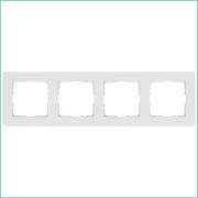 Рамка 4-м G-Flex бел. глянцевый Jasmart G1104W