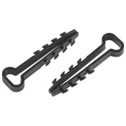 Дюбель-хомут 6-14мм для плоского кабеля NO-225-224 черн. (уп.10шт) Эра Б0066277