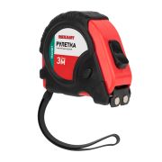 Рулетка измерительная прорезиненный корпус, магнитная , 3 м х 16 мм