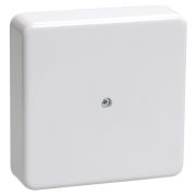 Коробка распаячная КМ для открытой проводки 100х100х29мм белая