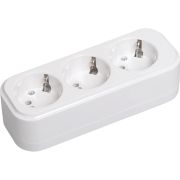 Розетка переносная разборная выключатель К06В 6 мест CLASSIC