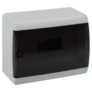 Корпус навесной ЩРН-П-8 ЭРА COMFORT IP41 прозр. крышка пластик. бел. ЭРА Б0067224