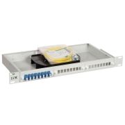 Кросс укомплектованный 1U SC (Simplex) 8 портов (OS2) ITK FOBX24-1U-8SCUS09