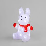 Фигура светодиодная акриловая «Олененок в шарфе» 20х17х30см 24LED 1Вт IP20 элементы питания 2хAA (не в компл.) Neon-Night 513-314