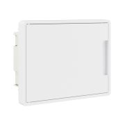 Щиток встраиваемый FRAME 8мод. с бел. дверцей с 2 шинами PEN на 6 и 8 отверст. бел. DKC F08B1WW