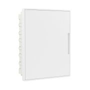 Щиток встраиваемый 24мод. с бел. дверцей с 4 шинами PEN (2шт на 8 отверст. и 2шт на 6 отверст.) бел. DKC F24B1WW