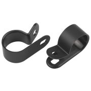 Скоба кабельная нейлоновая под винт 9 мм NO-225-297 чёрная 10 шт
