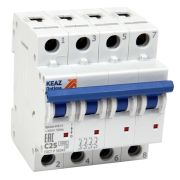 Выключатель автоматический четырехполюсный 16А C 6кА AC OptiDin BM63-4C16-УХЛ3