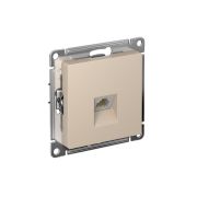 ATLASDESIGN РОЗЕТКА компьютерная RJ45, кат. 5Е, механизм, ПЕСОЧНЫЙ