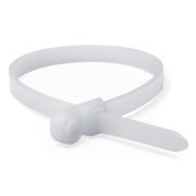 Хомут P6.6 с монтажным отверстием M4, белый 3,6x15 (100 шт./упак)