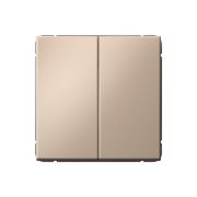 ARTGALLERY 2-клавишный переключатель, сх.6/2, 10АХ, механизм, песочный