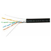 Витая пара F/UTP кат 5e 4х2х0.51 AWG24 Premium с тросом PE OUT