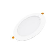 Светильник светодиодный ДВО 18 Вт 1600 лм 4000К AC 220В IP20 круг D170х26мм монт d140мм Пластик Basic