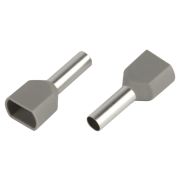 Наконечник-гильза с изолированным фланцем (упаковка 10 шт.) NO-225-16 (двойной) НШвИ(2) 4,0-12