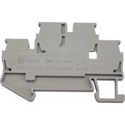 Клемма пружинная двухуровневая ST 1.5 мм2 4 вывода серая EKF