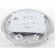 Светильник ДБП-8W 4000К 640Лм SPB-1-08-MWS (W) IP54 круглый 180х75 белый с настраиваемым датчиком движения